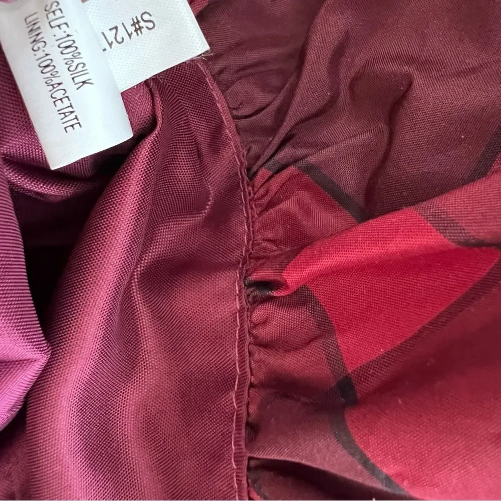 VINTAGE Kay Unger bubble hem silk taffeta DRESS SIZE 8